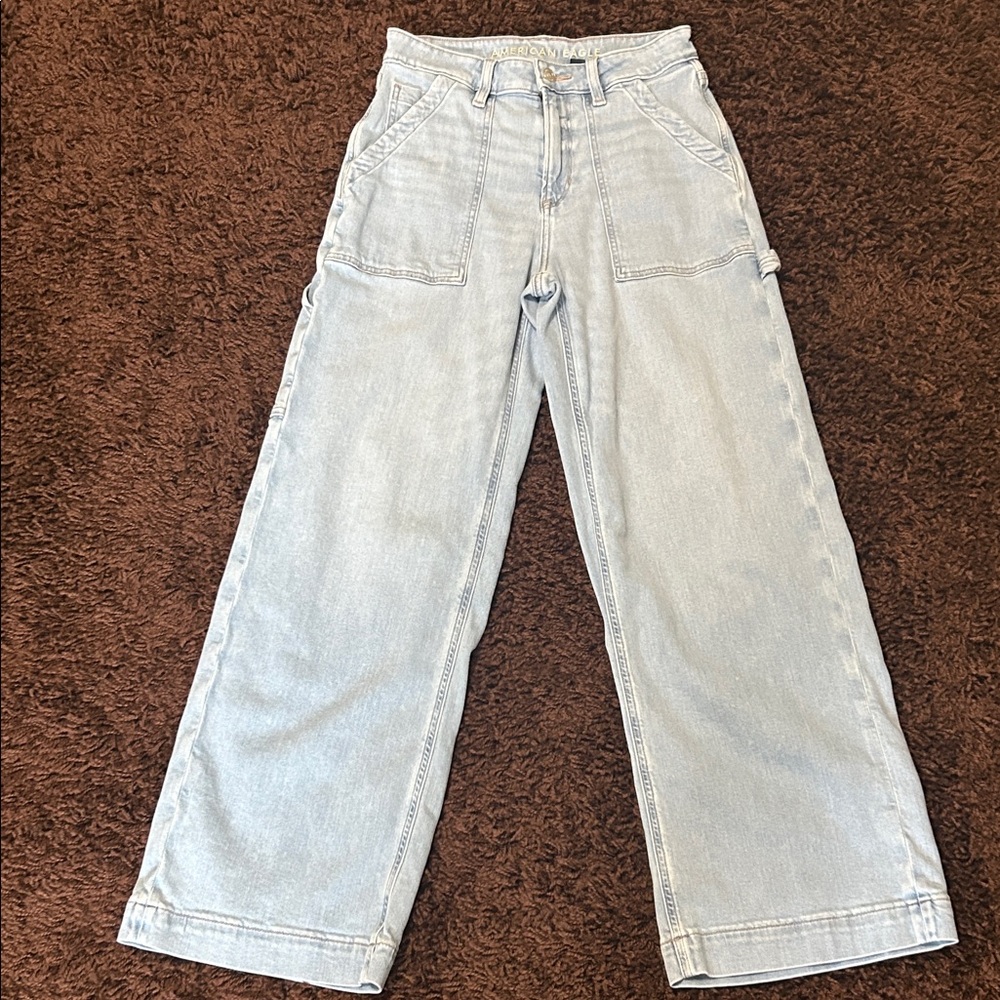 Adorable 70’s Vintage Style American Eagle Outfitters Light Blue   Jeans